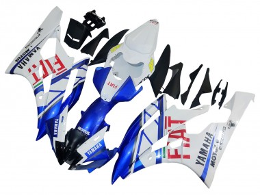 Großhandel Yamaha YZF 600 R6 Motorrad Verkleidung 2006-2007 - Weiss Blau Rot Fiat Motul Michelin