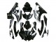 Großhandel Yamaha YZF 600 R6 Motorrad Verkleidung 2006-2007 - Glanzendes Schwarz Matt Schwarz Weiss Motul Michelin