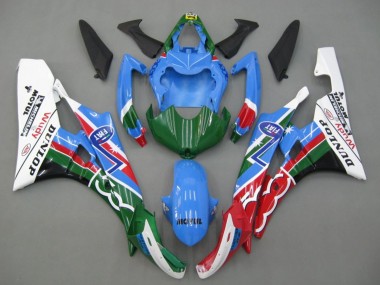 Großhandel Yamaha YZF 600 R6 Motorrad Verkleidung 2006-2007 - Blau Grun Weiss Rot Dunlop Michelin Motul