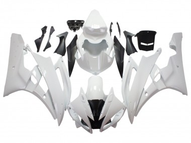 Großhandel Yamaha YZF 600 R6 Motorrad Verkleidung 2006-2007 - Weiss