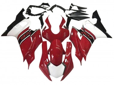 Großhandel Yamaha YZF 600 R6 Motorrad Verkleidung 2017-2023 - Weiss Rot Schwarz