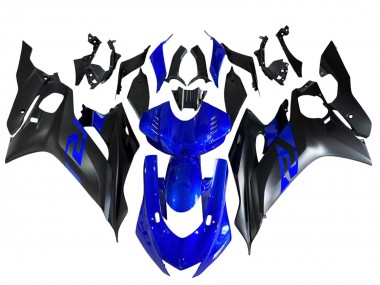 Großhandel Yamaha YZF 600 R6 Motorrad Verkleidung 2017-2023 - Blau Matt Schwarz