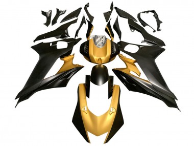 Großhandel Yamaha YZF 600 R6 Motorrad Verkleidung 2017-2023 - Gold Matt Schwarz