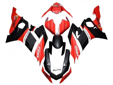 Großhandel Yamaha YZF 600 R6 Motorrad Verkleidung 2017-2023 - Rot Weiss Matt Schwarz