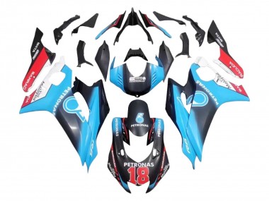 Großhandel Yamaha YZF 600 R6 Motorrad Verkleidung 2017-2023 - Weiss Blau Rot Schwarz Petronas 18
