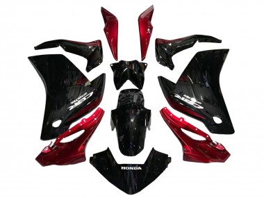 Großhandel Honda CBR250RR Motorrad Verkleidung 2011-2015 - Glanzendes Schwarz Rot
