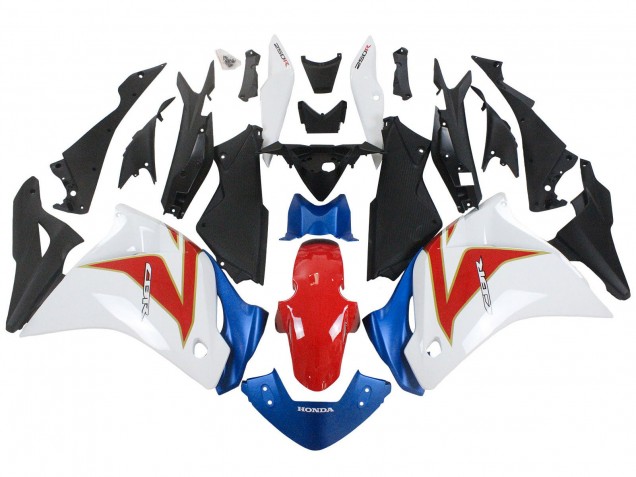 Großhandel Honda CBR250RR Motorrad Verkleidung 2011-2015 - Weiss Rot Hellblau