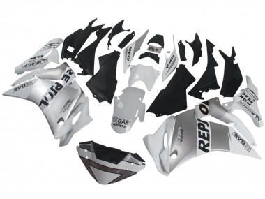 Großhandel Honda CBR250RR Motorrad Verkleidung 2011-2015 - Silber Weiss Schwarz Repsol