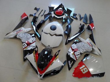 Großhandel Yamaha YZF R1 Motorrad Verkleidung 2007-2008 - Weiss Rot Schwarz Gelb Dunkel Dog