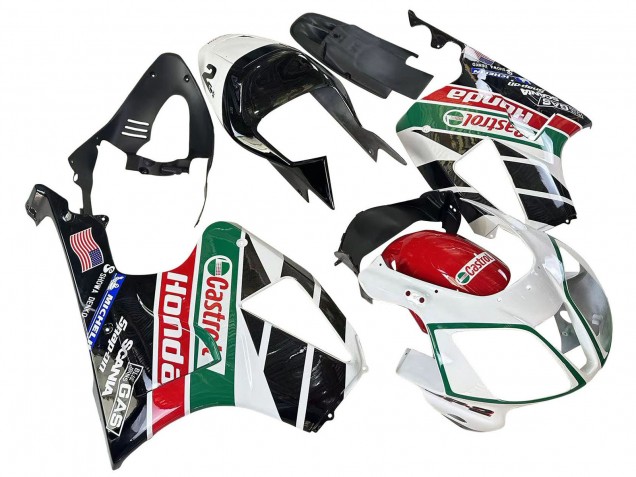 Großhandel Honda VTR1000 Motorrad Verkleidung 2000-2006 - Weiss Rot Grun Glanzendes Schwarz Castrol