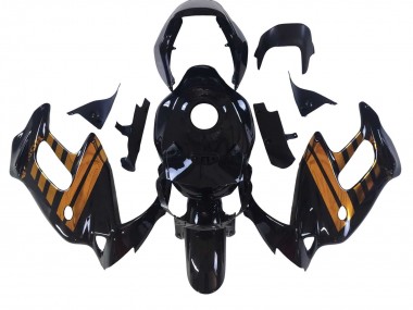 Großhandel Honda VTR1000F Motorrad Verkleidung 1997-2005 - Glanzendes Schwarz Gold