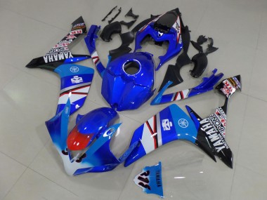 Großhandel Yamaha YZF R1 Motorrad Verkleidung 2007-2008 - Blau Weiss Rot Schwarz