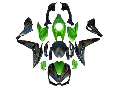 Großhandel Kawasaki Z1000 Motorrad Verkleidung 2014-2019 - Grun Regenbogen