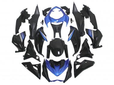 Großhandel Kawasaki Z1000 Motorrad Verkleidung 2014-2019 - Blau Glanzendes Schwarz