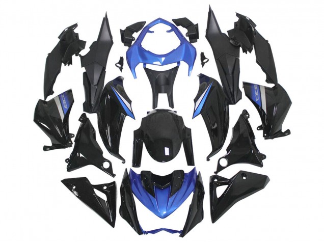 Großhandel Kawasaki Z1000 Motorrad Verkleidung 2014-2019 - Blau Glanzendes Schwarz