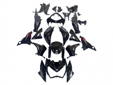 Großhandel Kawasaki Z800 Motorrad Verkleidung 2013-2018 - Glanzendes Schwarz Rot
