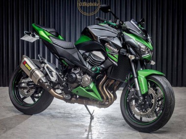 Großhandel Kawasaki Z800 Motorrad Verkleidung 2013-2018 - Grun Glanzendes Schwarz
