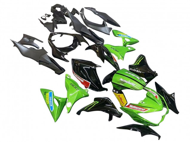 Großhandel Kawasaki Z800 Motorrad Verkleidung 2013-2018 - Grun Glanzendes Schwarz Rot Gelb