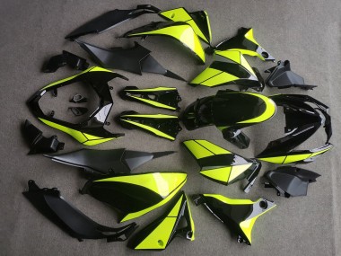 Großhandel Kawasaki Z800 Motorrad Verkleidung 2013-2018 - Glanzendes Schwarz Neon Gelb