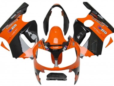 Großhandel Kawasaki ZX12R Motorrad Verkleidung 2000-2001 - Orange Schwarz Elf Michelin
