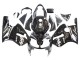 Großhandel Kawasaki ZX12R Motorrad Verkleidung 2000-2001 - Glanzendes Schwarz Weiss Elf Schnee