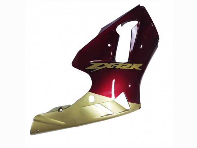 Großhandel Kawasaki ZX12R Motorrad Verkleidung 2000-2001 - Rot Gold