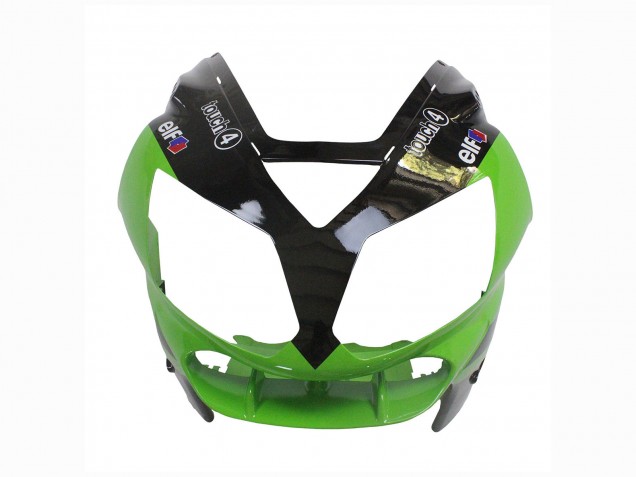 Großhandel Kawasaki ZX12R Motorrad Verkleidung 2002-2006 - Grun Glanzendes Schwarz Elf Touch4 Monster