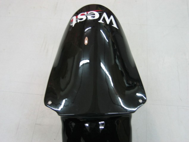 Großhandel Kawasaki ZX9R Motorrad Verkleidung 2000-2001 - Glanzendes Schwarz Weiss West