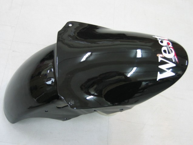 Großhandel Kawasaki ZX9R Motorrad Verkleidung 2000-2001 - Glanzendes Schwarz Weiss West