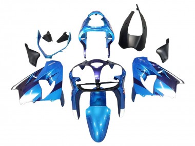 Großhandel Kawasaki ZX9R Motorrad Verkleidung 2000-2001 - Blau Schwarz