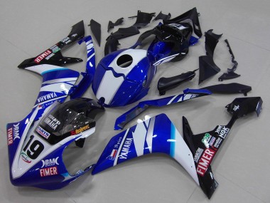 Großhandel Yamaha YZF R1 Motorrad Verkleidung 2007-2008 - Weiss Blau Schwarz Volvo Fimer