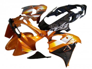 Großhandel Kawasaki ZX9R Motorrad Verkleidung 2000-2001 - Orange Schwarz