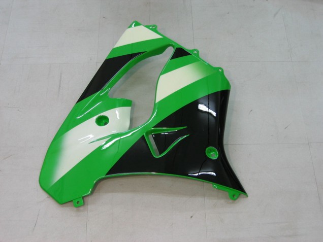 Großhandel Kawasaki ZX9R Motorrad Verkleidung 2000-2001 - Grun Silber Schwarz