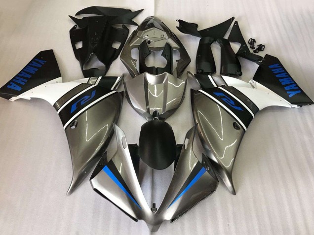 Großhandel Yamaha YZF R1 Motorrad Verkleidung 2009-2011 - Silber Weiss Blau
