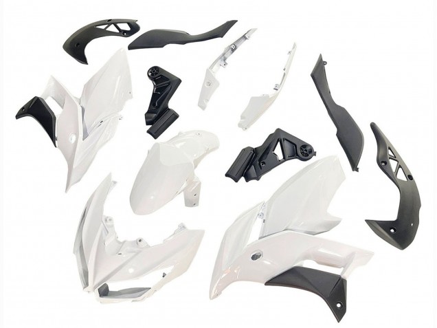 Großhandel Kawasaki Versys 650 Motorrad Verkleidung 2015-2021 - Weiss Matt Schwarz