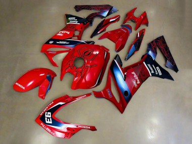 Großhandel Honda CBR650R Motorrad Verkleidung 2019-2020 - Rot Weiss Dunkel Blau HRC Pull&Bear 93