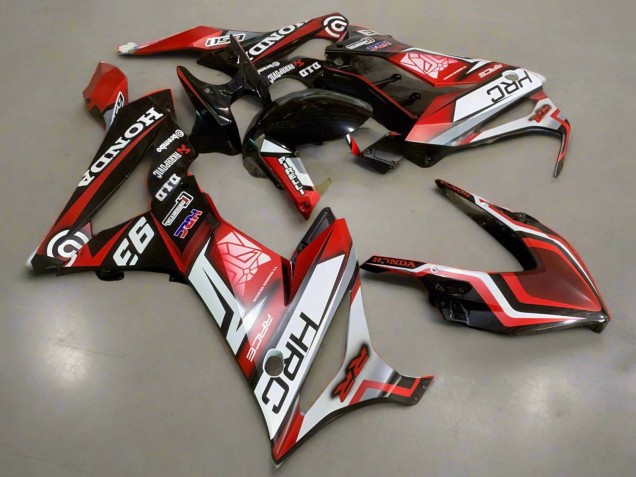 Großhandel Honda CBR650R Motorrad Verkleidung 2019-2020 - Weiss Rot Glanzendes Schwarz HRC