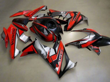 Großhandel Honda CBR650R Motorrad Verkleidung 2021-2023 - Rot Silber Glanzendes Schwarz