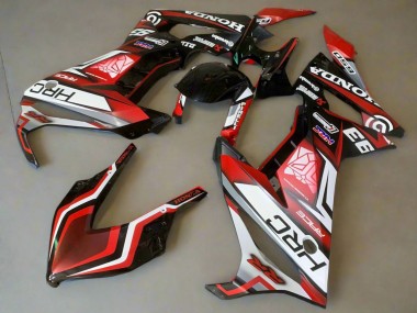 Großhandel Honda CBR650R Motorrad Verkleidung 2021-2023 - Weiss Rot Glanzendes Schwarz HRC