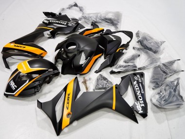 Großhandel Honda CBR650R Motorrad Verkleidung 2021-2023 - Matt Schwarz Gelb HRC