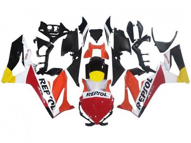 Großhandel Honda CBR650R Motorrad Verkleidung 2021-2023 - Orange Weiss Rot Gelb Glanzendes Schwarz Repsol
