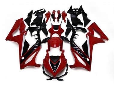 Großhandel Honda CBR650R Motorrad Verkleidung 2021-2023 - Kastanienbraun Rot Glanzendes Schwarz