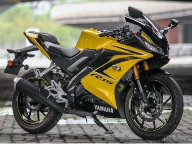 Großhandel Yamaha YZF R15 Motorrad Verkleidung 2018-2024 - Gelb Schwarz