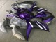 Großhandel Yamaha YZF R3/R25 Motorrad Verkleidung 2015-2018 - Weiss Lila Matt Schwarz