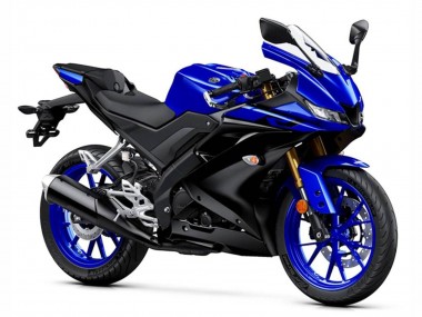 Großhandel Yamaha YZF R125 Motorrad Verkleidung 2019-2024 - Blau Matt Schwarz