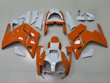 Großhandel Yamaha FJR1300 Motorrad Verkleidung 2013-2015 - Orange Weiss