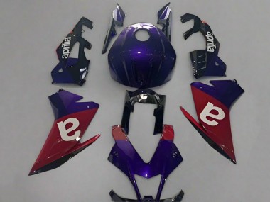 Großhandel Aprilia RSV4 1000 Motorrad Verkleidung 2009-2015 - Lila Rot