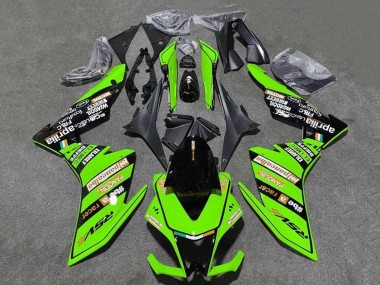 Großhandel Aprilia RSV4 1000 Motorrad Verkleidung 2009-2015 - Grun Schwarz