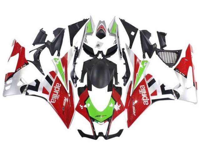 Großhandel Aprilia RSV4 1000 Motorrad Verkleidung 2016-2020 - Rot Grun Silber Schwarz