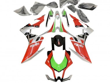 Großhandel Aprilia RSV4 1000 Motorrad Verkleidung 2016-2020 - Rot Silber Schwarz Grun